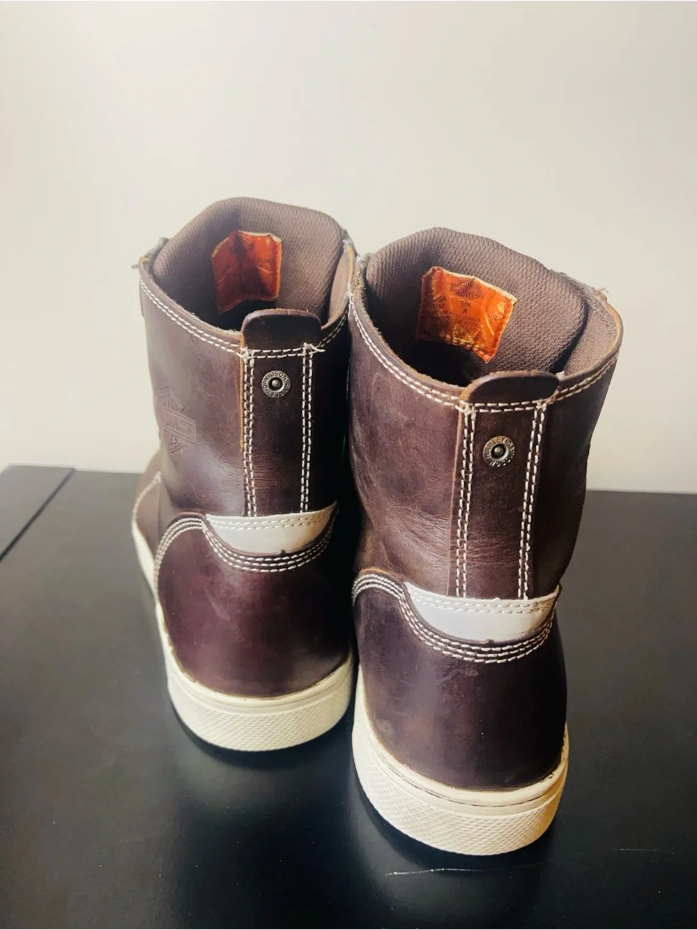 Harley-Davidson | Men's Sz 9 Brown Leather Lace-Up Boots